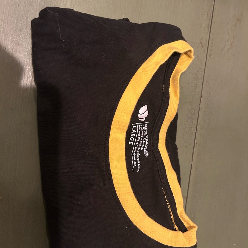Dutch Bros Black and Yellow Short Sleeve Tee